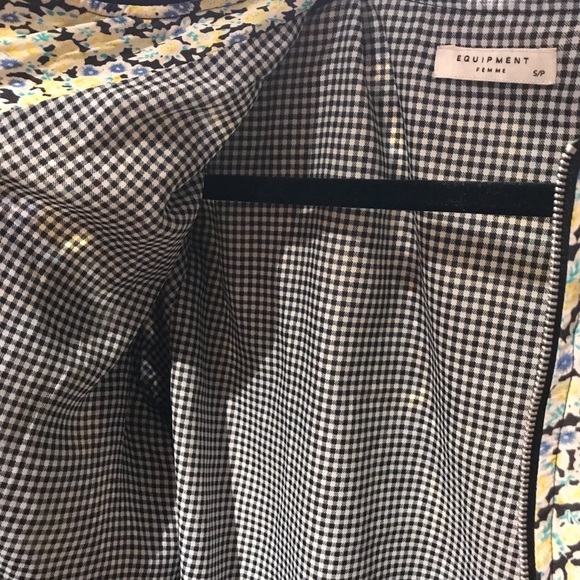 Equipment Floral Silk Bomber Jacket - Picture 8 of 8